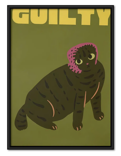 Guilty Walrus Typography Wall Art