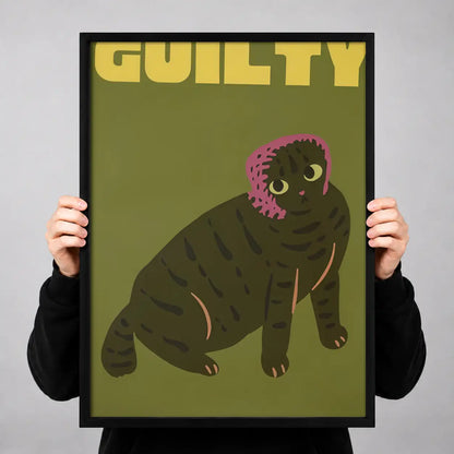 Guilty Walrus Typography Wall Art 3