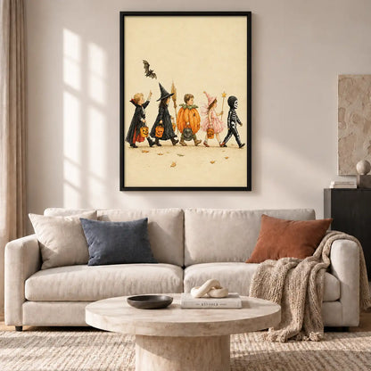 Halloween Costume Parade Wall Art 2