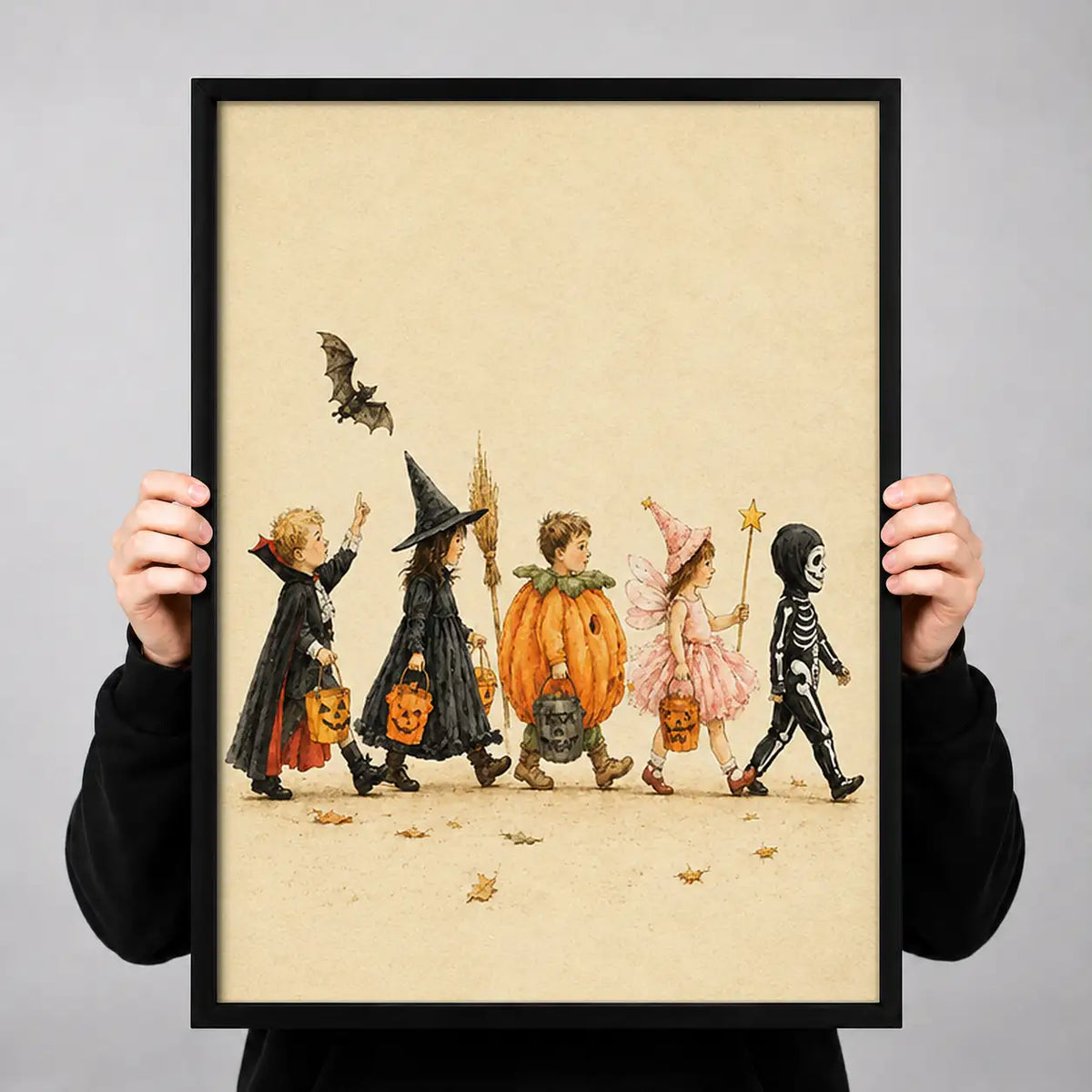Halloween Costume Parade Wall Art 3