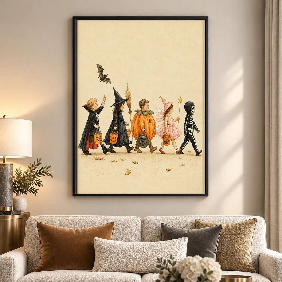 Halloween Costume Parade Wall Art 5