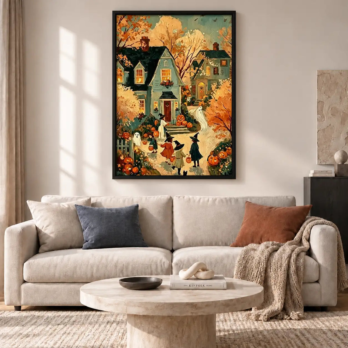 Halloween Village Celebration Wall Art 2