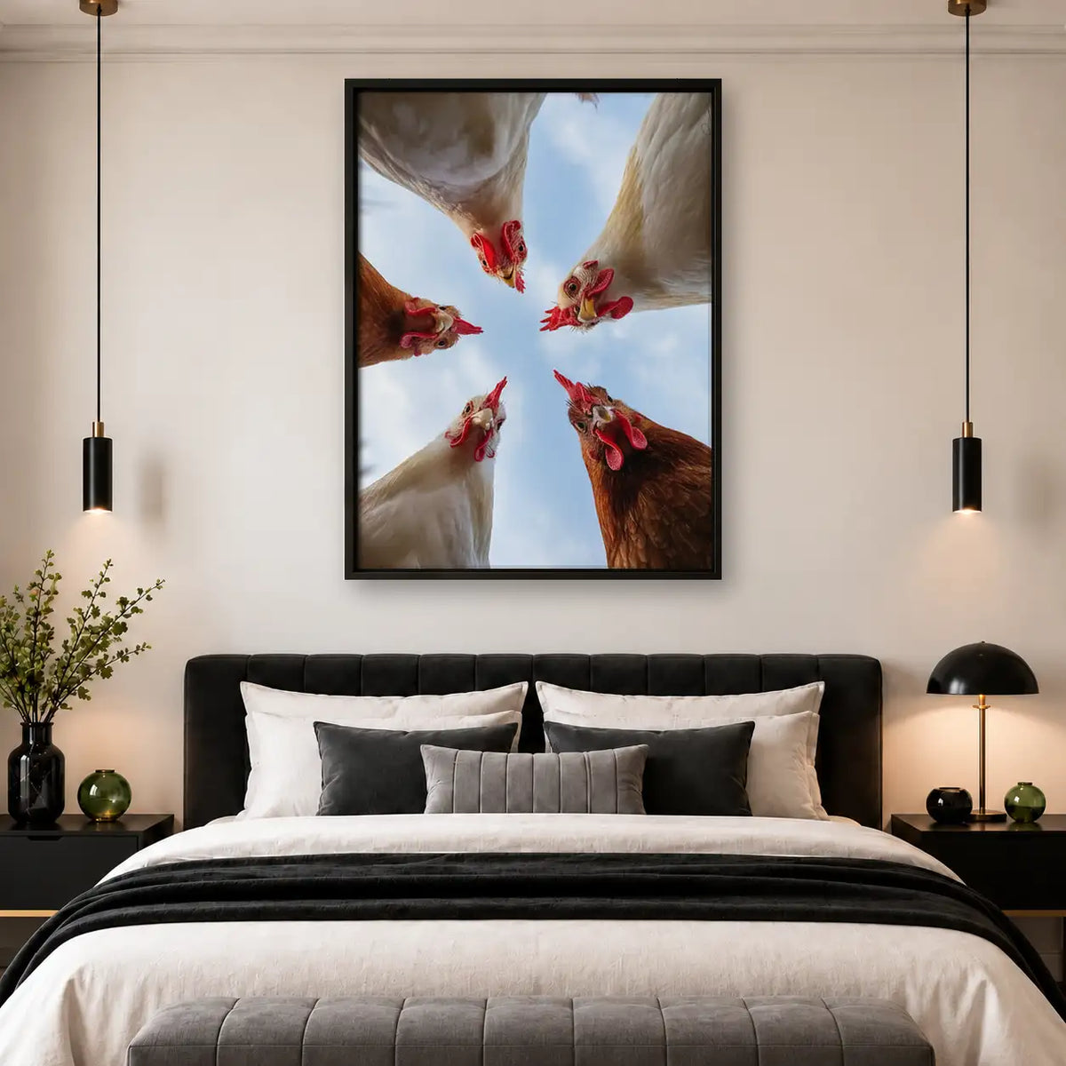 Hands Raising Cocktail Toast Wall Art 4
