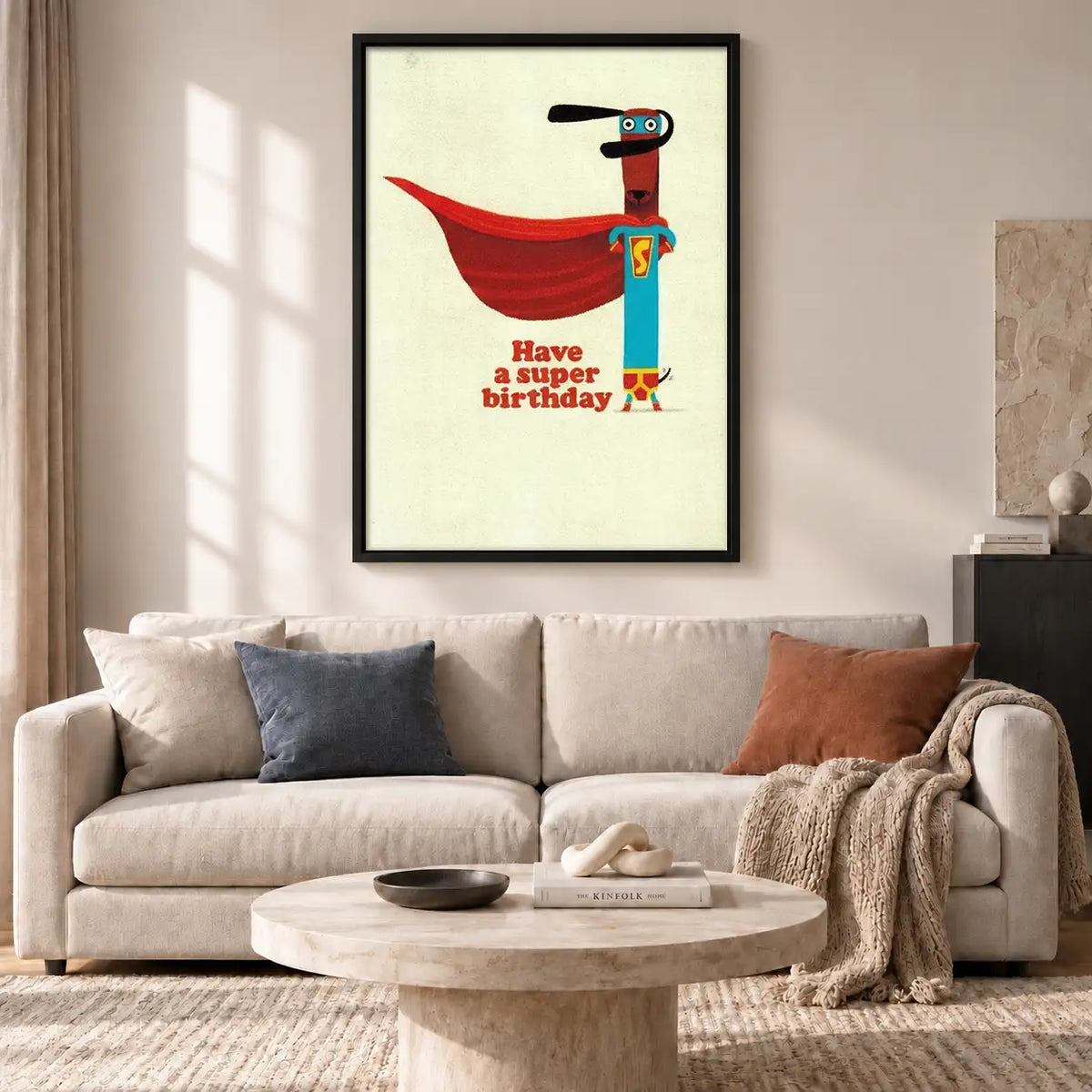 Have a Super Birthday Dachshund Wall Art 2