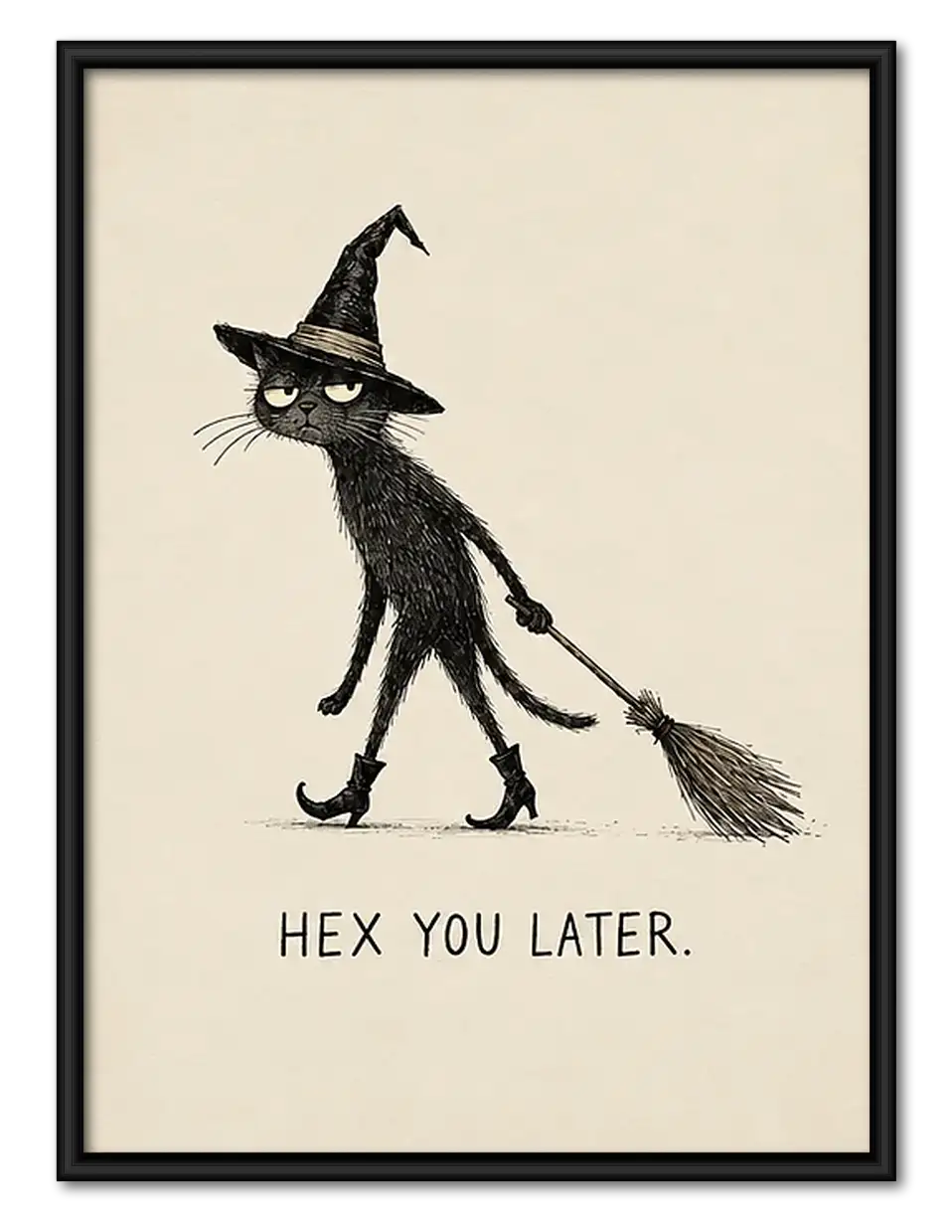 Hex You Later Witch Wall Art 1