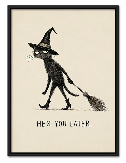 Hex You Later Witch Wall Art 1