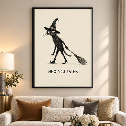 Hex You Later Witch Wall Art 5
