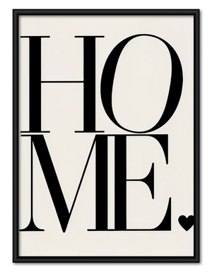 Home Minimal Typography Wall Art