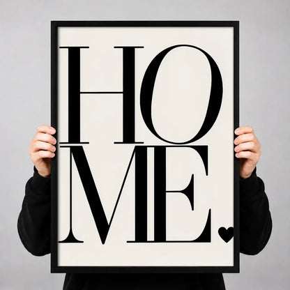 Home Minimal Typography Wall Art 3