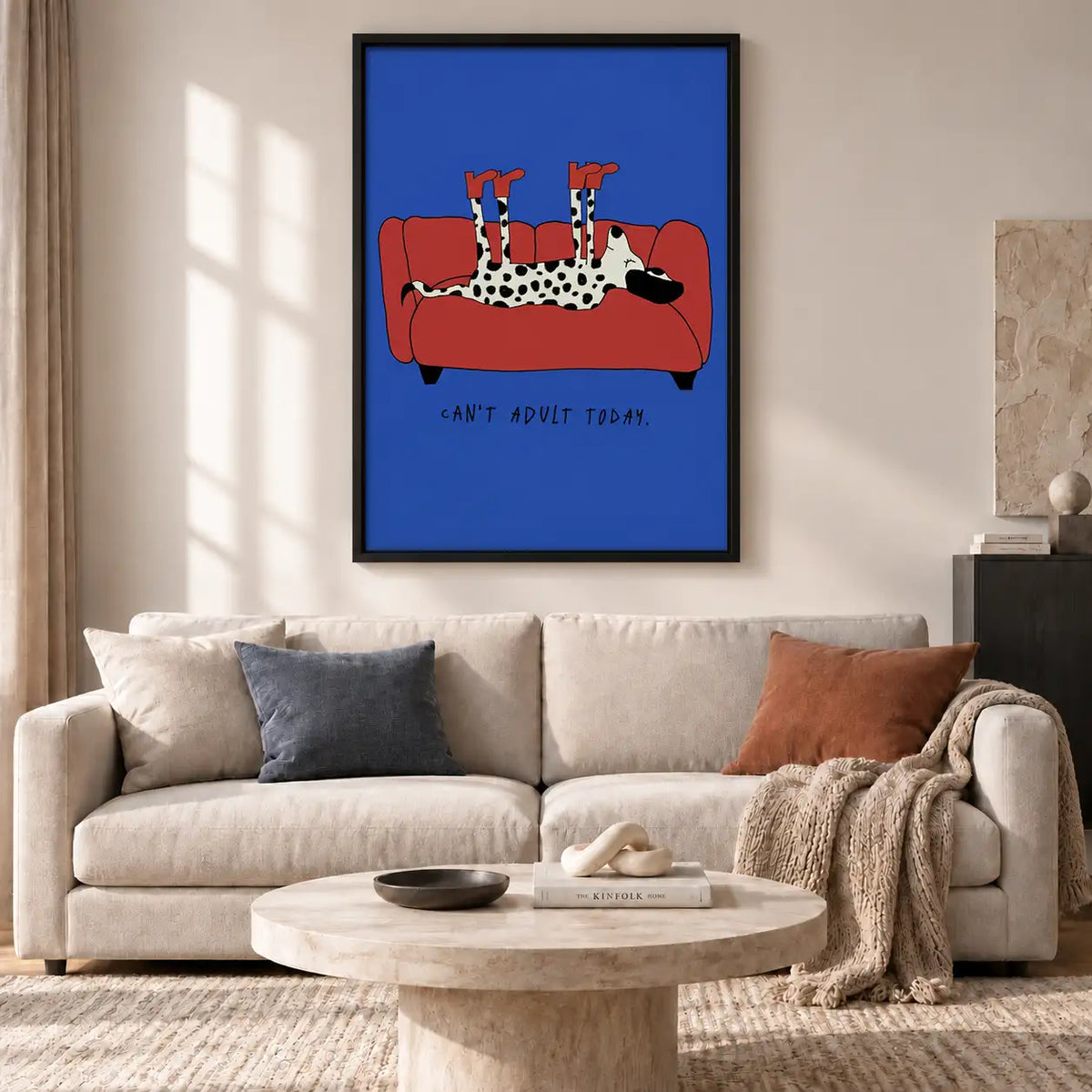 I Cannot Adult Today Dog Wall Art 2