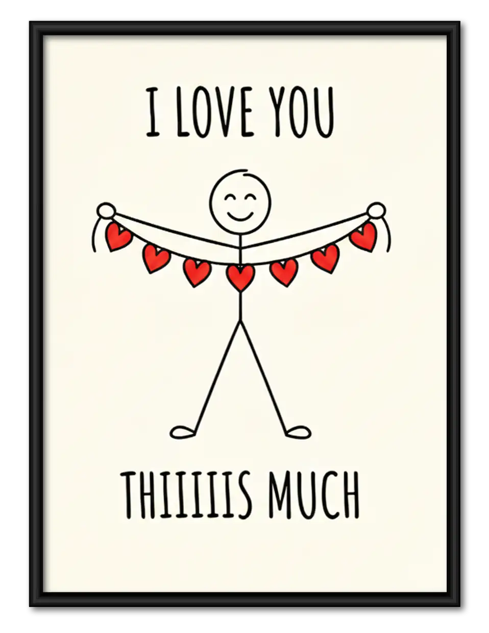 I Love You This Much Wall Art 1