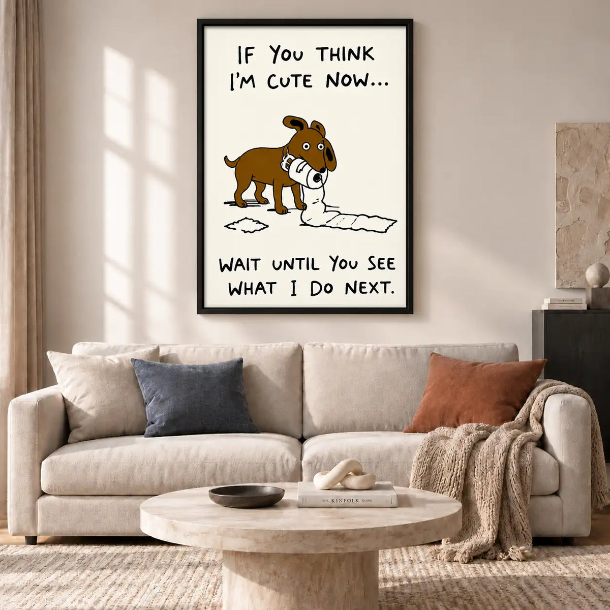 If You Think I Am Cute Dog Wall Art 2