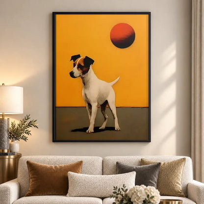 Jack Russell and Red Ball Wall Art 5