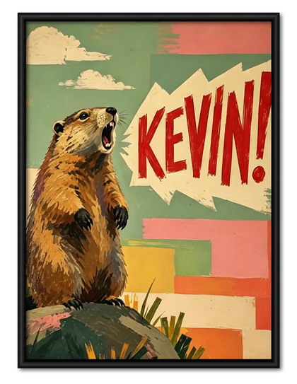 Kevin Beaver Comic Poster Wall Art