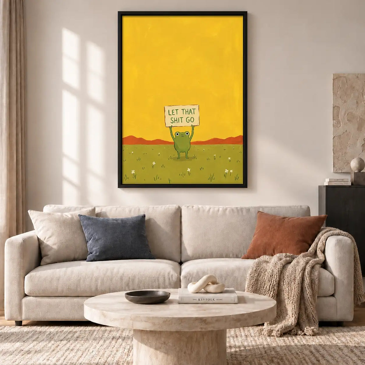 Let That Go Minimal Landscape Wall Art 2