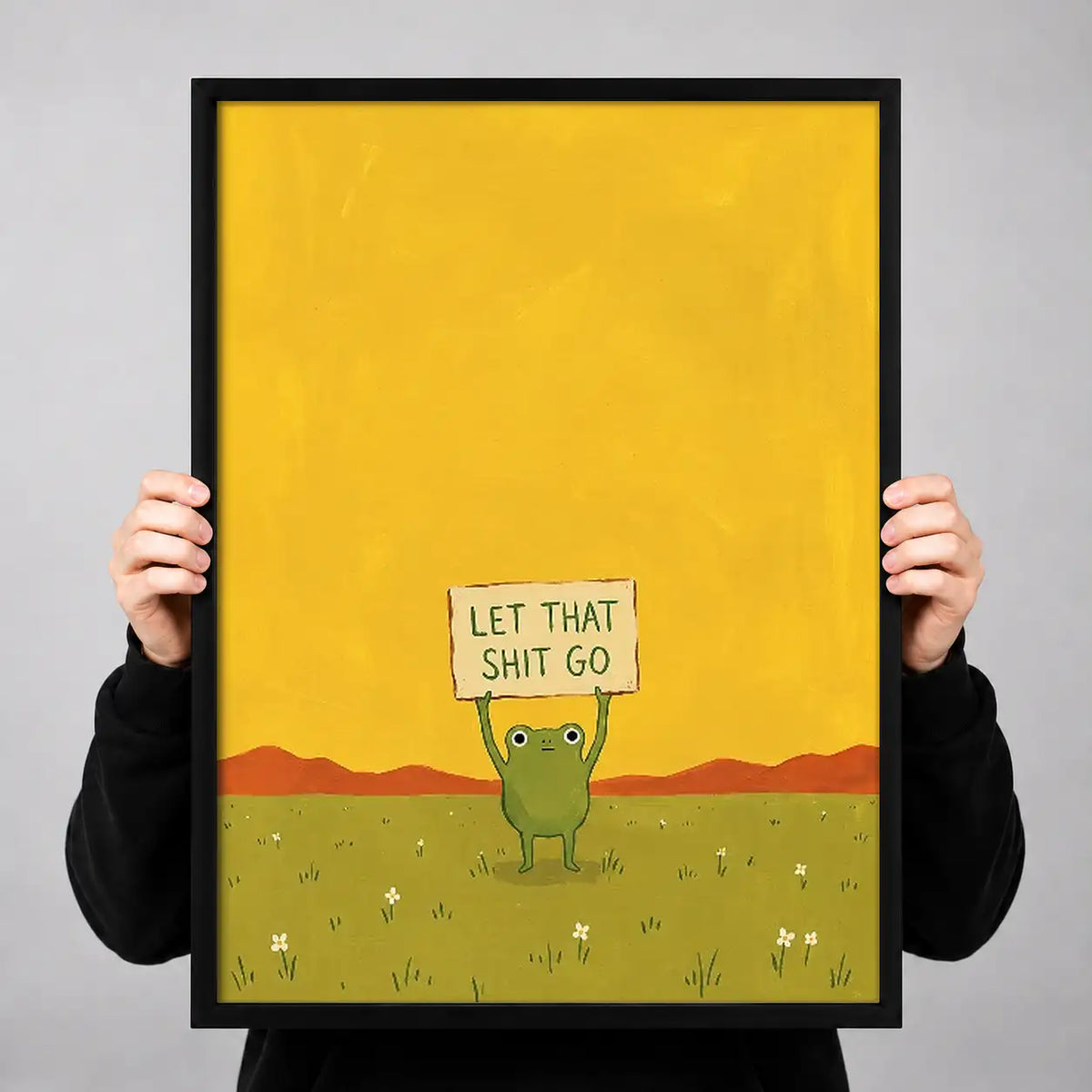 Let That Go Minimal Landscape Wall Art 3