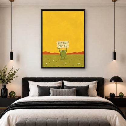 Let That Go Minimal Landscape Wall Art 4