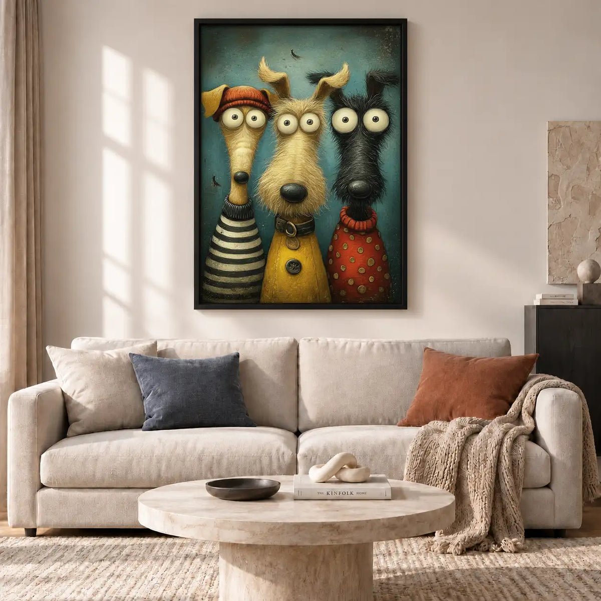 Long-Nose Dog Group Portrait Wall Art 2