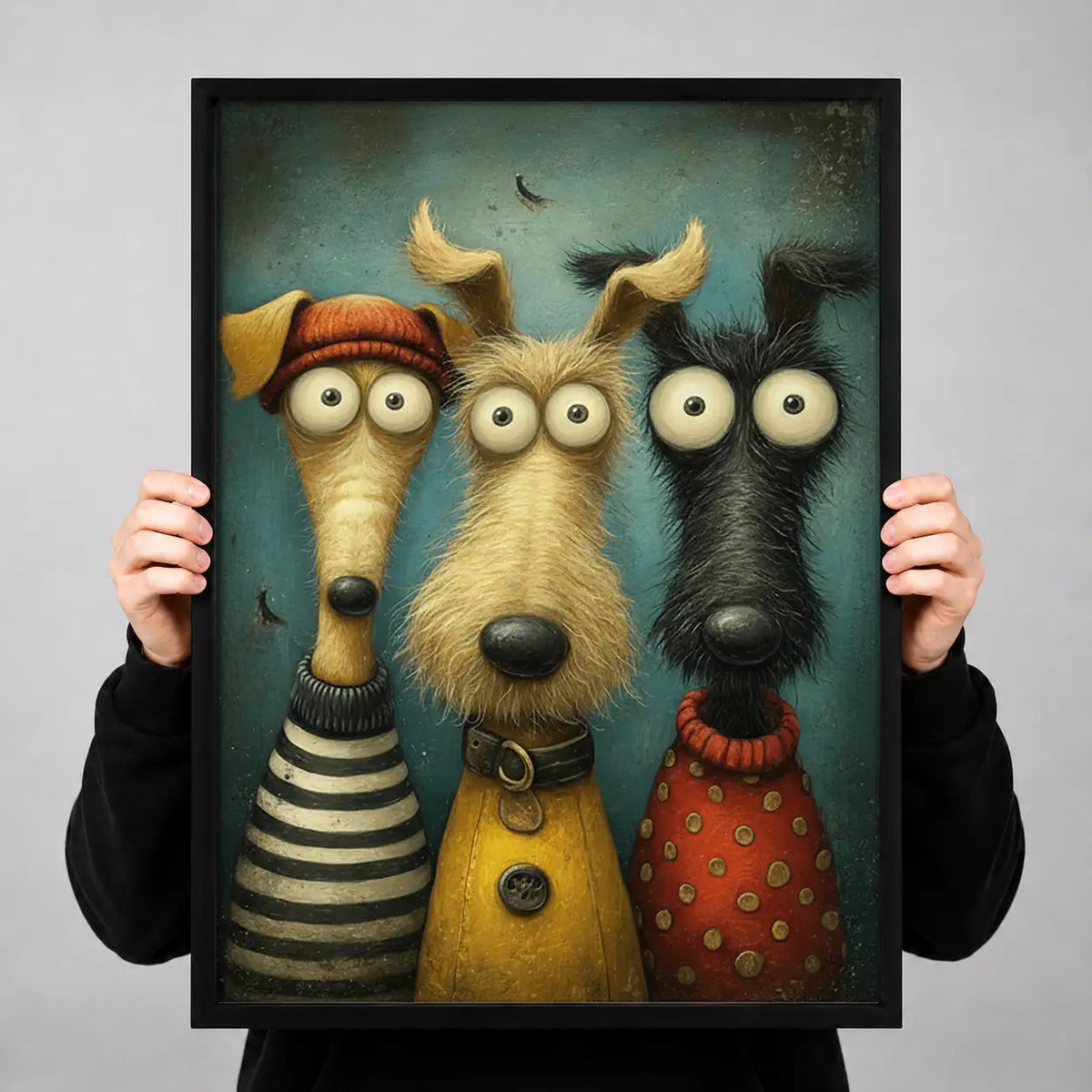 Long-Nose Dog Group Portrait Wall Art 3