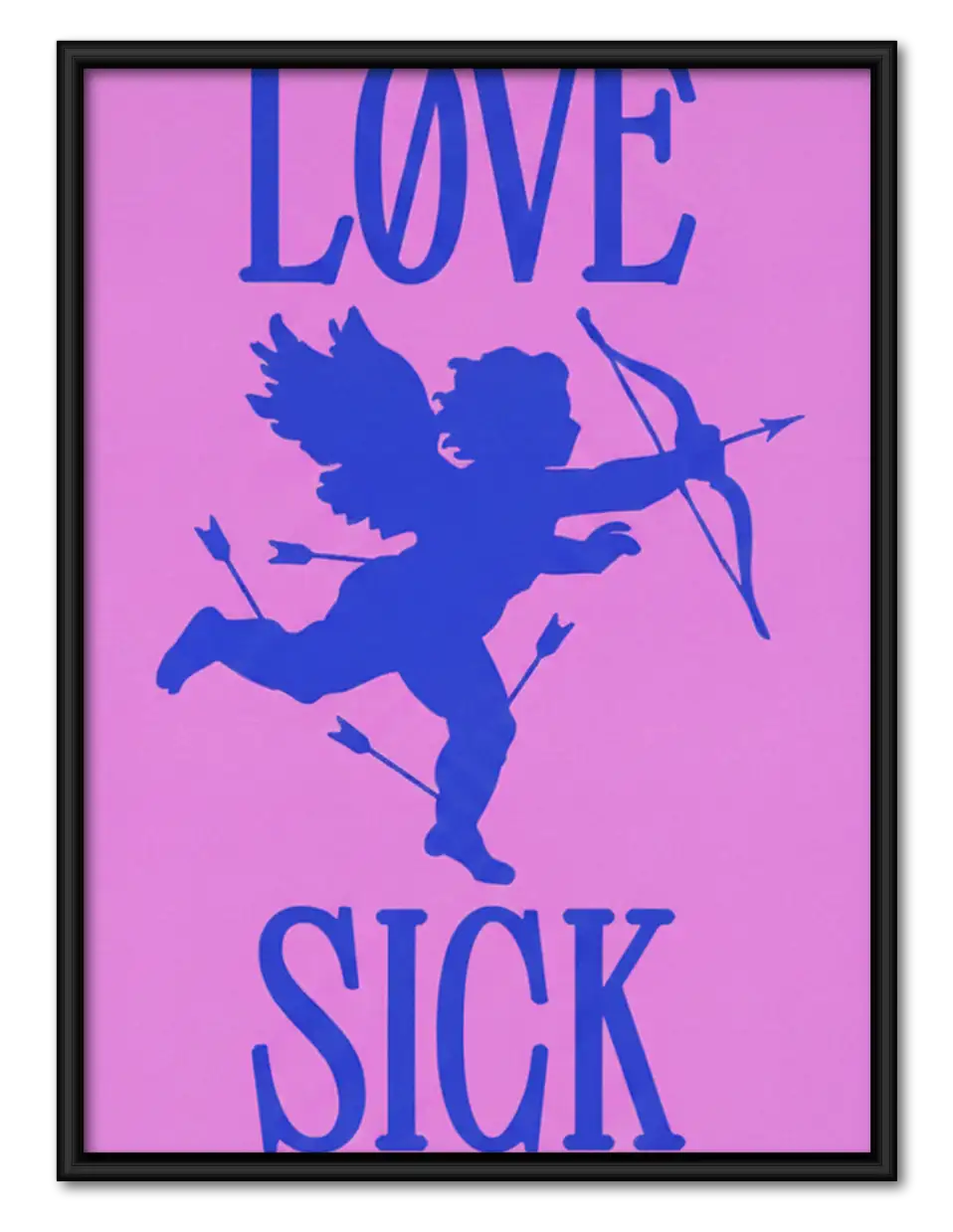 Love Sick Cupid Pop Art Wall Art 1