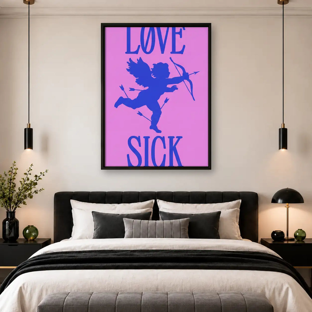Love Sick Cupid Pop Art Wall Art 4