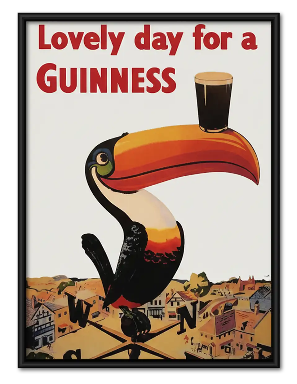 Lovely Day for a Guinness Toucan Wall Art 1