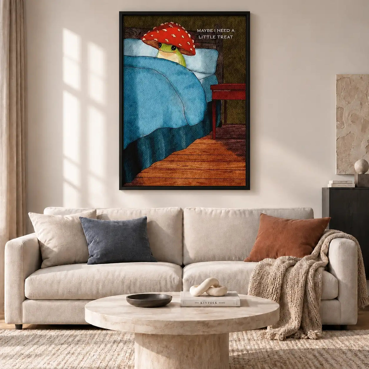 Maybe I Need to Stay in Bed Wall Art 2