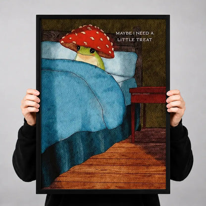 Maybe I Need to Stay in Bed Wall Art 3