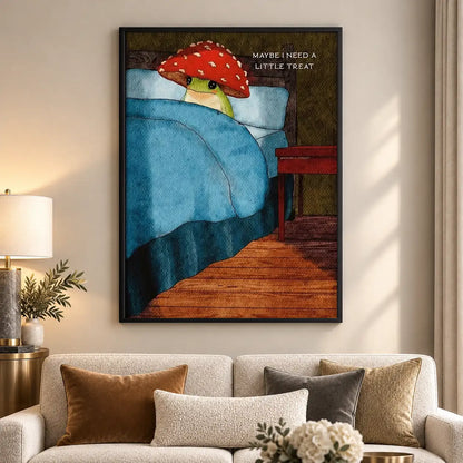 Maybe I Need to Stay in Bed Wall Art 5