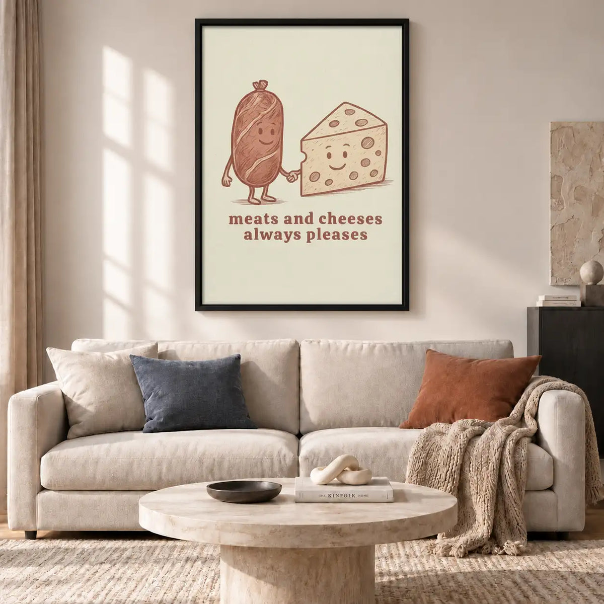 Meats and Cheeses Always Pleases Wall Art 2