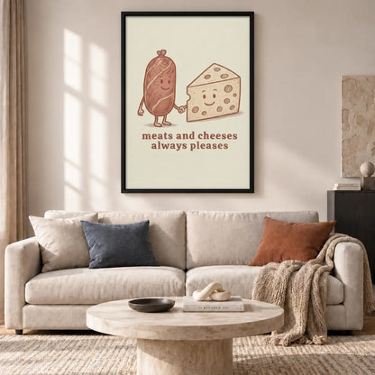 Meats and Cheeses Always Pleases Wall Art 2