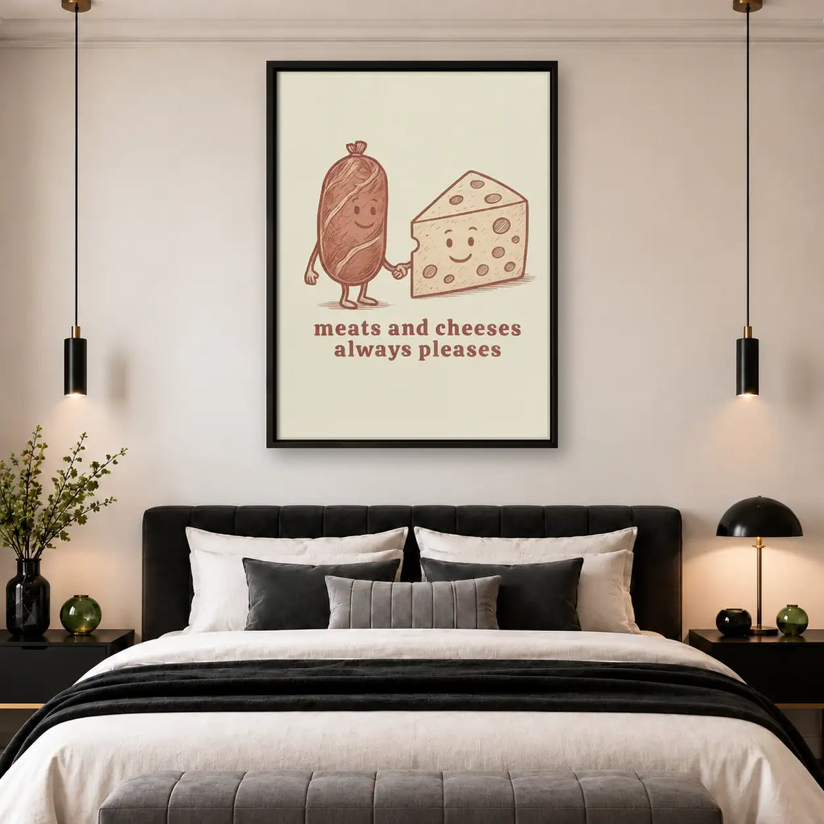 Meats and Cheeses Always Pleases Wall Art 4