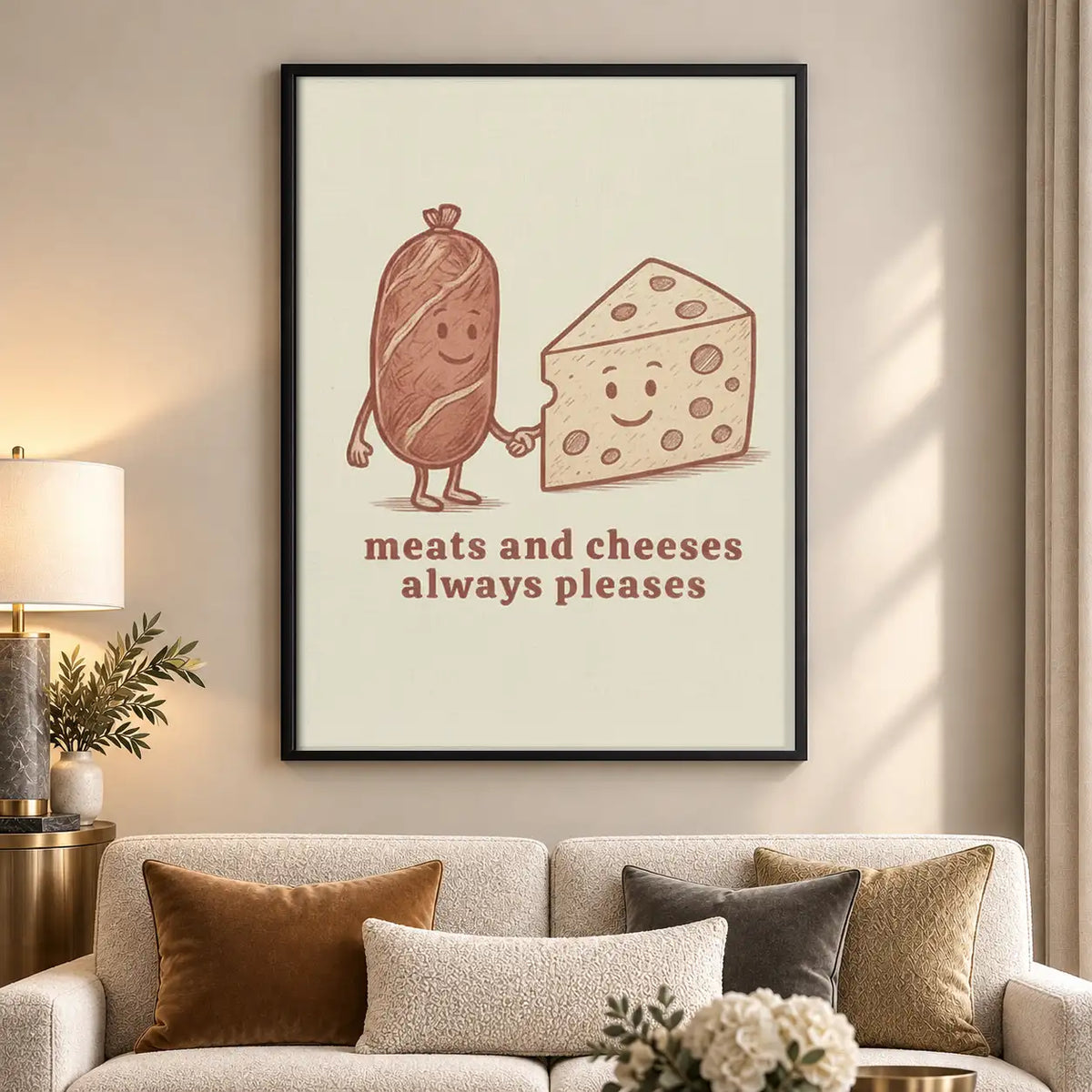 Meats and Cheeses Always Pleases Wall Art 5