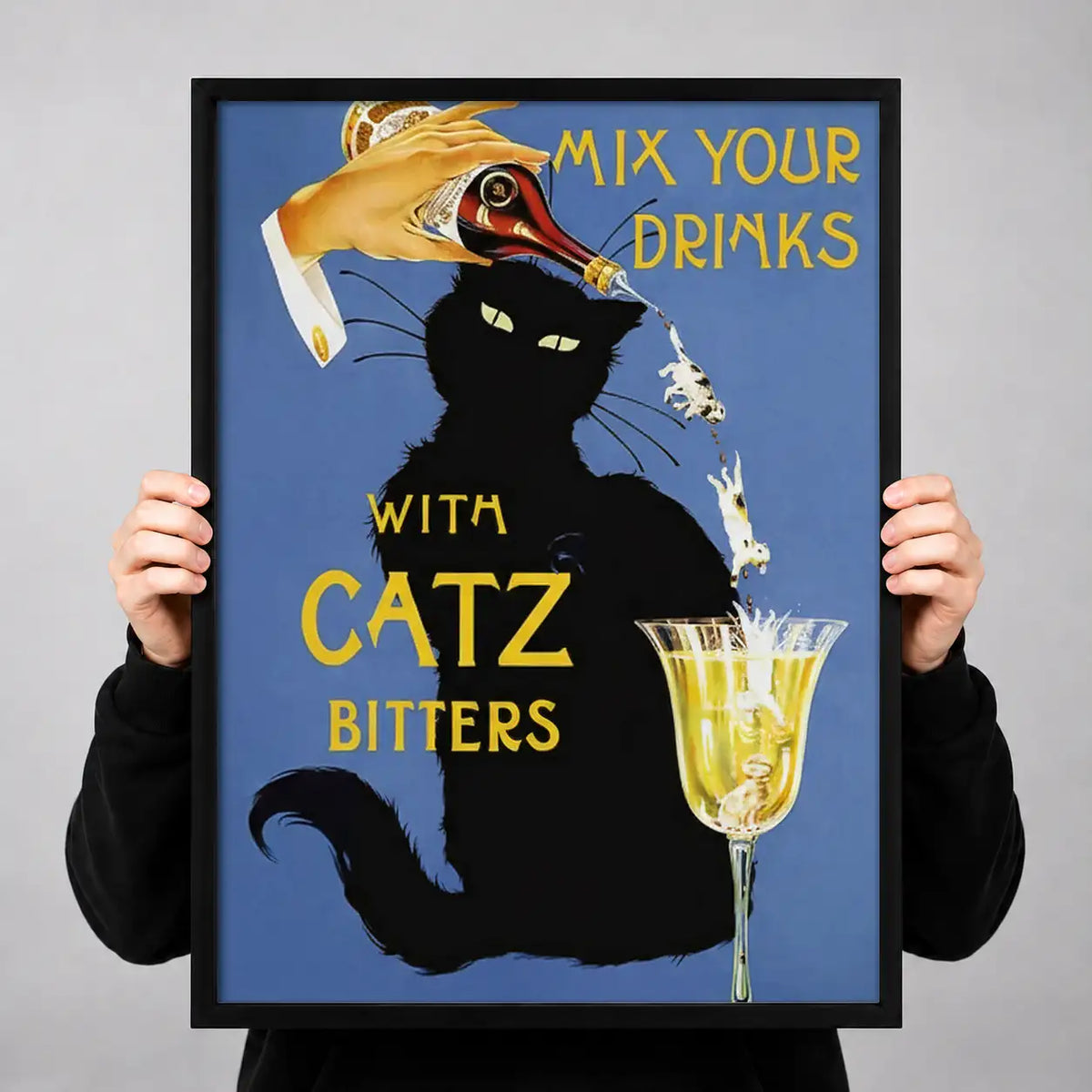 Mix Your Drinks with Catz Bitters Wall Art 3
