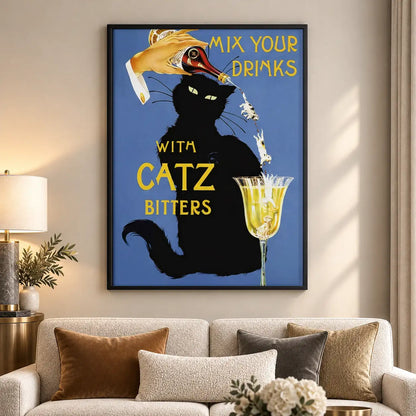 Mix Your Drinks with Catz Bitters Wall Art 5