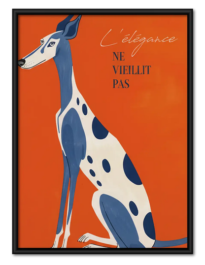 Modern French Dog Poster Wall Art 1