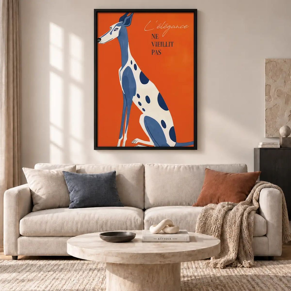 Modern French Dog Poster Wall Art 2