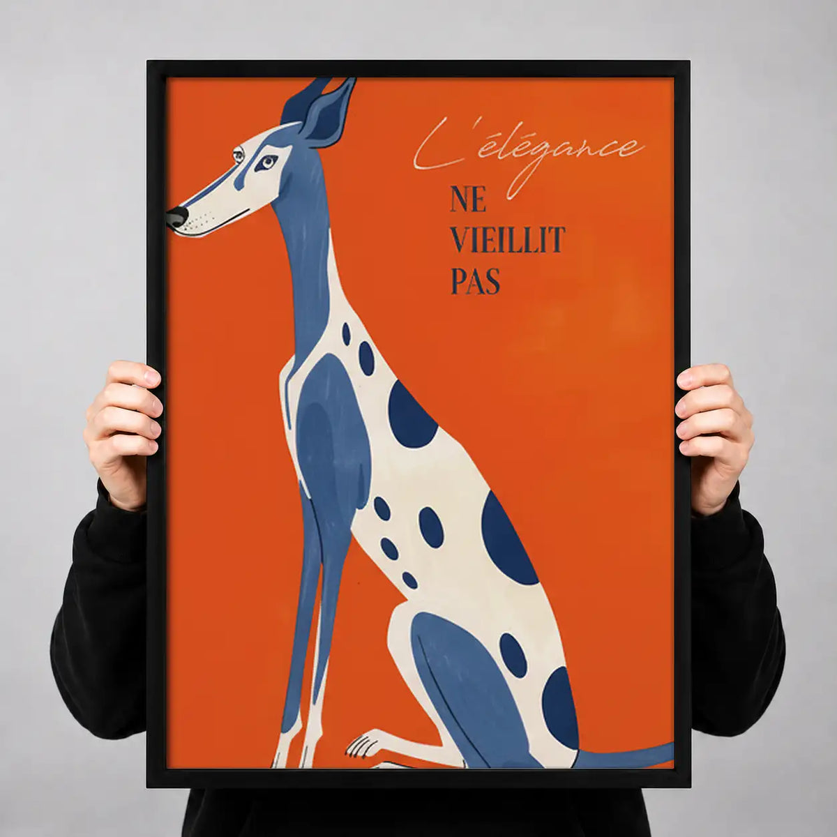 Modern French Dog Poster Wall Art 3