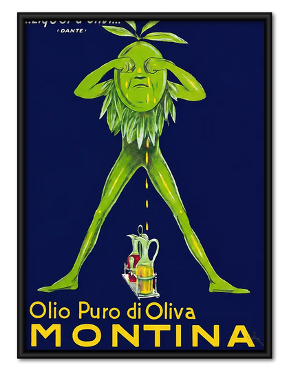 Montina Olive Oil Green Creature Poster Wall Art