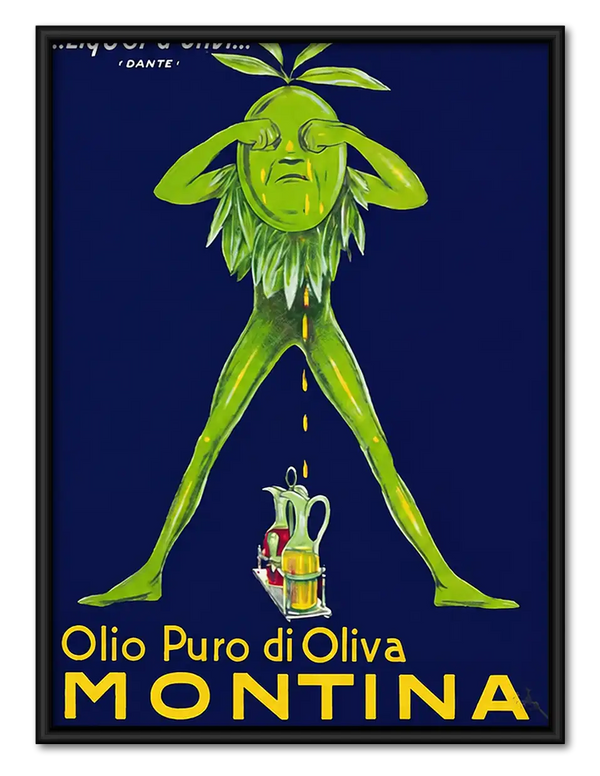 Montina Olive Oil Green Creature Poster Wall Art