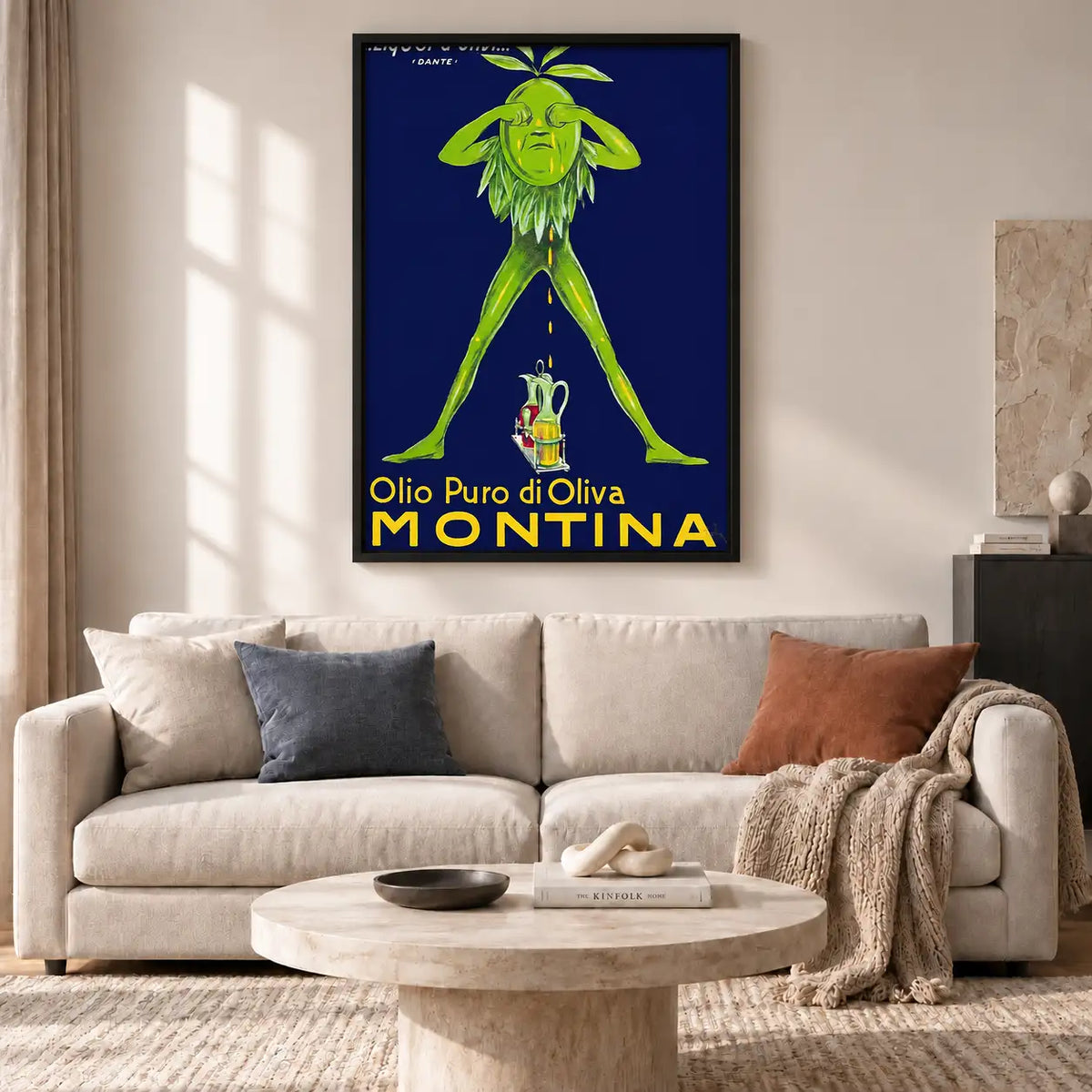 Montina Olive Oil Green Creature Poster Wall Art 2
