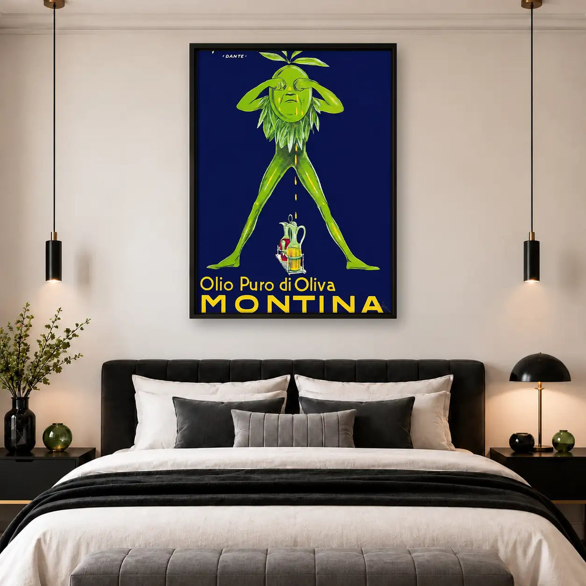 Montina Olive Oil Green Creature Poster Wall Art 4