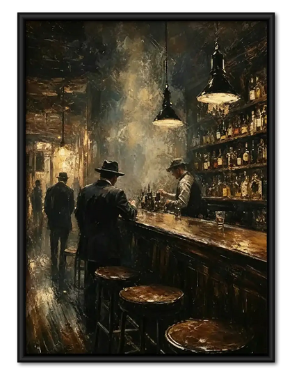 Moody Evening in Old Tavern Wall Art