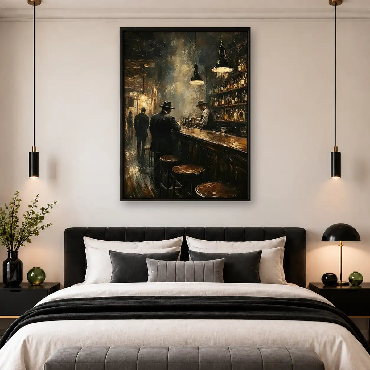 Moody Evening in Old Tavern Wall Art 4