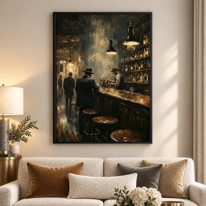 Moody Evening in Old Tavern Wall Art 5