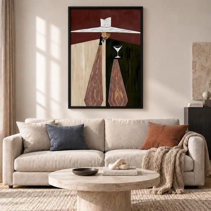 Mysterious Man with Martini Wall Art 2