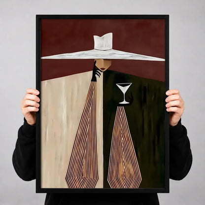 Mysterious Man with Martini Wall Art 3