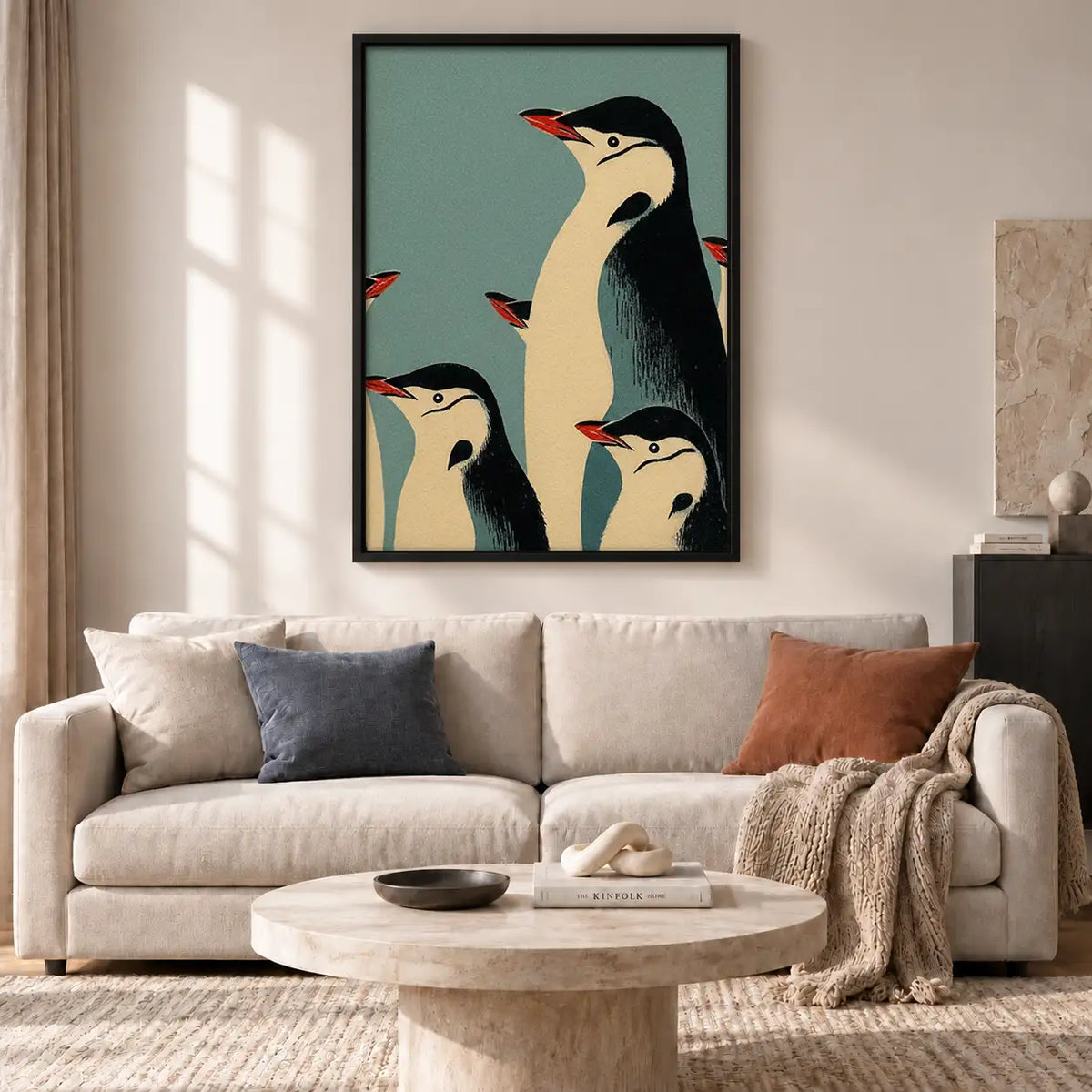 Penguin Family Portrait Wall Art 2