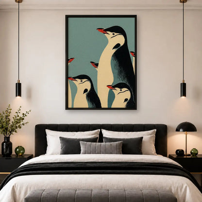 Penguin Family Portrait Wall Art 4