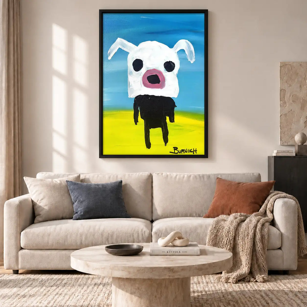 Person Wearing Pig Costume Wall Art 2